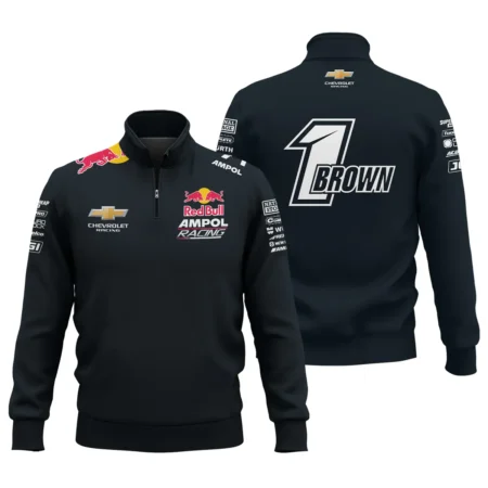 Will Brown Red Bull Ampol Racing Exclusive Logo Quarter-Zip Sweatshirt QTRB140525A4-QTZ