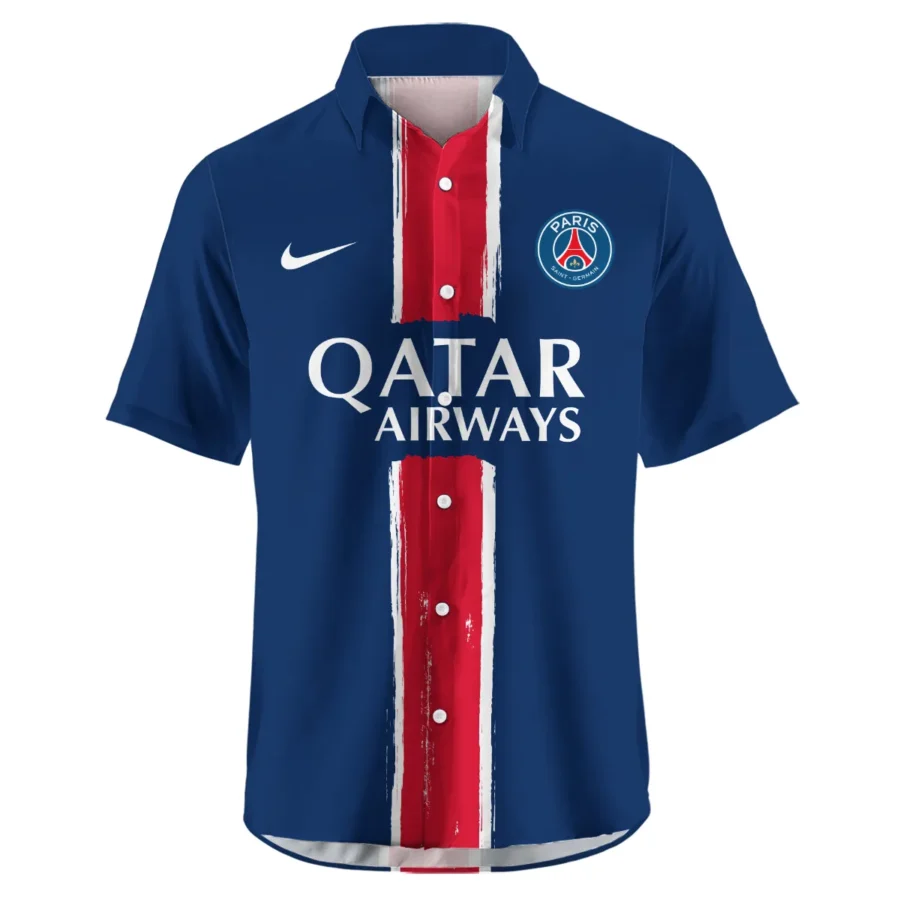 PSG Exclusive Logo Hawaiian Shirt QTPSG310525A1-HW - Image 2
