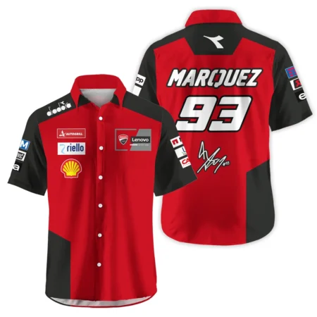 Marc Márquez Ducati Lenovo Team Exclusive Logo Hawaiian Shirt QTMTGP140525A2-HW