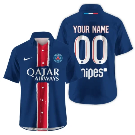 PSG Exclusive Logo Hawaiian Shirt QTPSG310525A1-HW