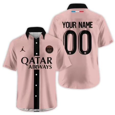 PSG Exclusive Logo Hawaiian Shirt QTPSG310525A3-HW