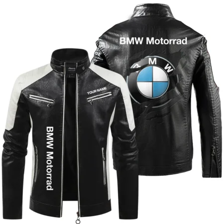 BMW Motorrad Exclusive Logo Leather Jacket QTMO230625A1BMW