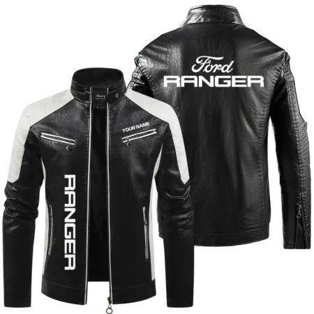 Ford Ranger Exclusive Logo Leather Jacket QTUT230625A1FR