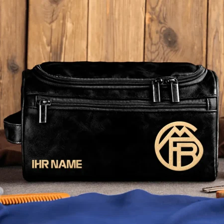 FC Bayern München 1923-1954 Exclusive Logo – Personalized Leather Toiletry Bag QTBUN180425A1FCBA5
