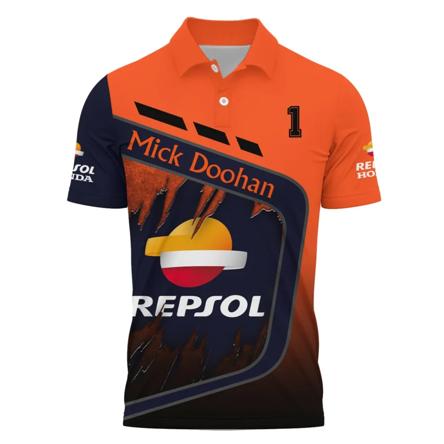 Mick Doohan Repsol Honda Exclusive Logo Polo Shirt QTMT090625A4-PL - Image 2