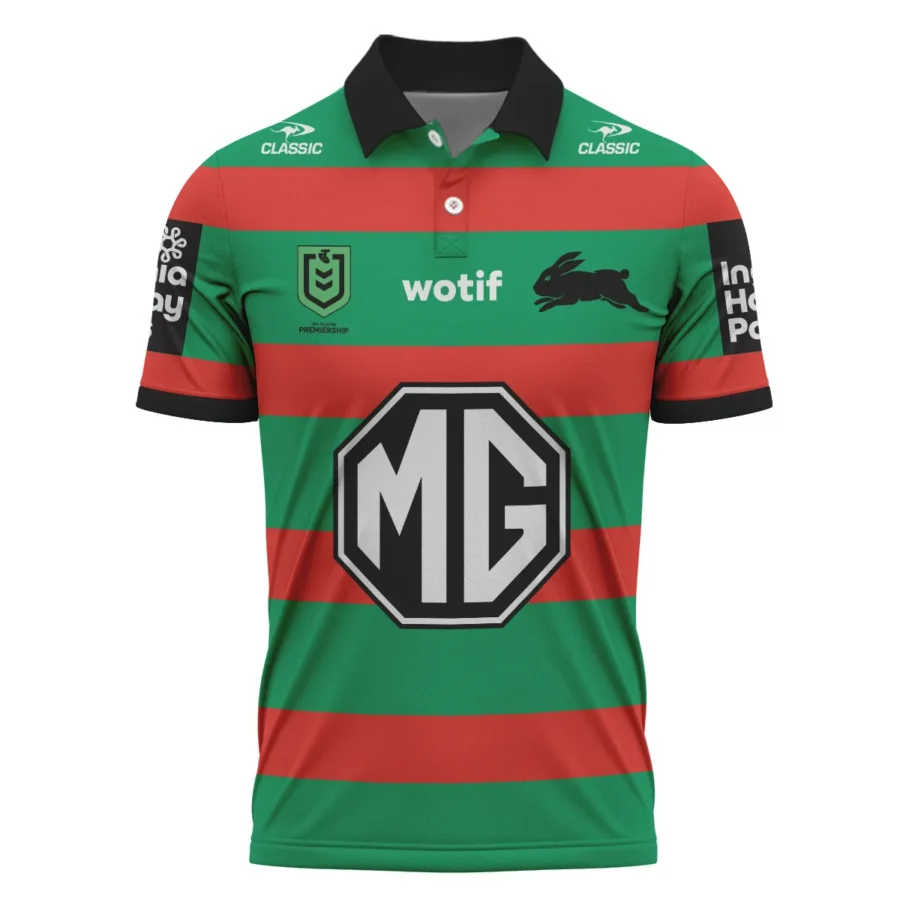South Sydney Rabbitohs NRL Exclusive Logo Polo Shirt QTVA050625NRL01SOU-PL - Image 2