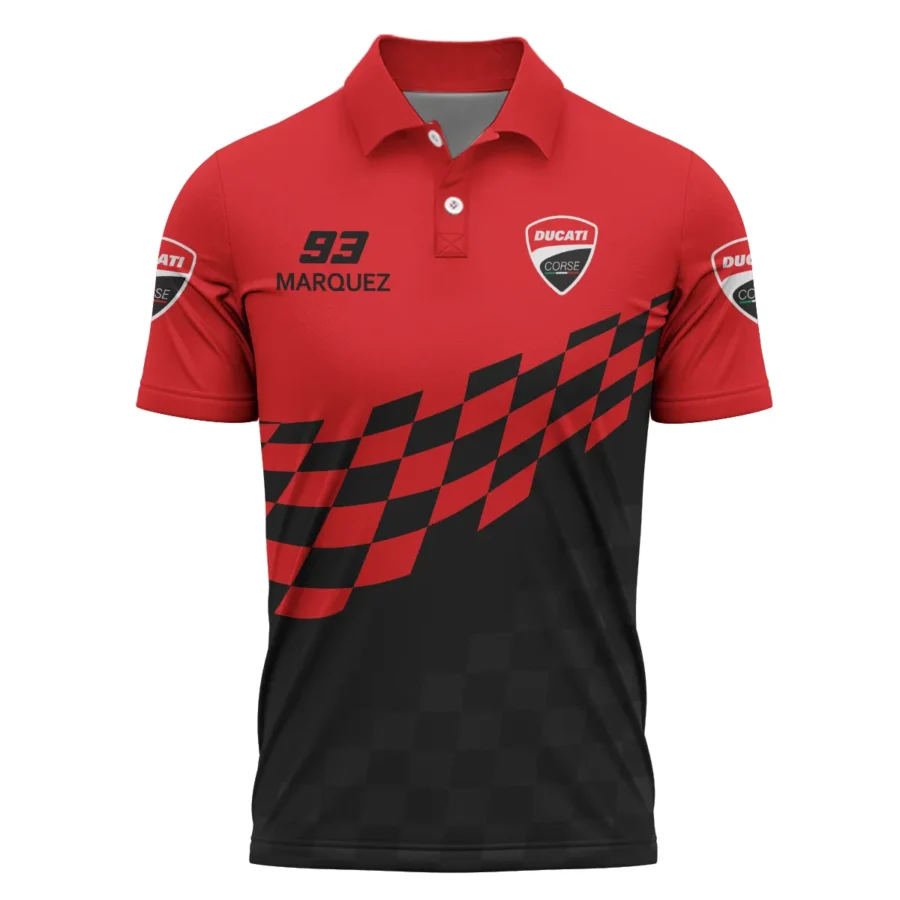 Marc Márquez Ducati Lenovo Team Exclusive Logo Polo Shirt QTVAGP100625A10DUC-PL - Image 2