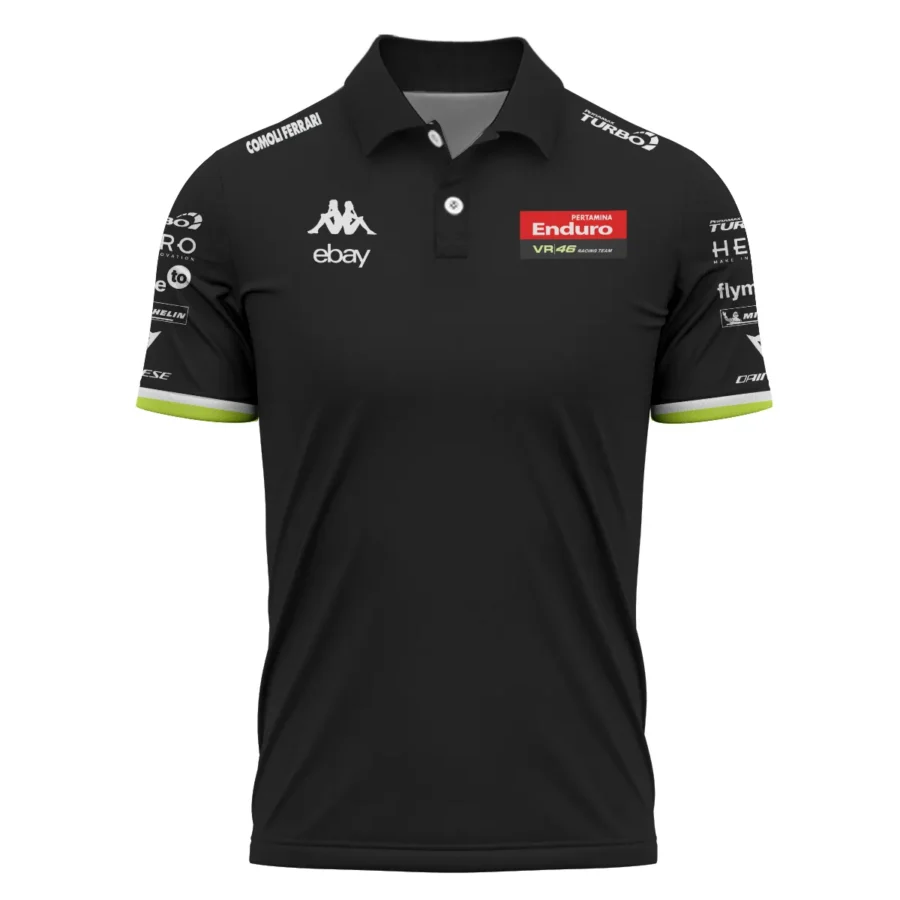 VR46 Racing Team Exclusive Logo Polo Shirt QTVAGP120625A15VR46-PL - Image 2