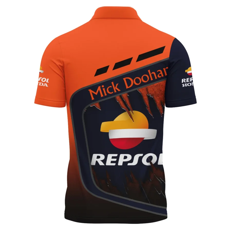 Mick Doohan Repsol Honda Exclusive Logo Polo Shirt QTMT090625A4-PL - Image 3