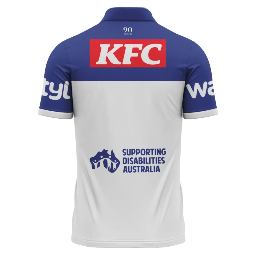 Canterbury-Bankstown Bulldogs NRL Exclusive Logo Polo Shirt QTVA050625NRL01CBY-PL - Image 3