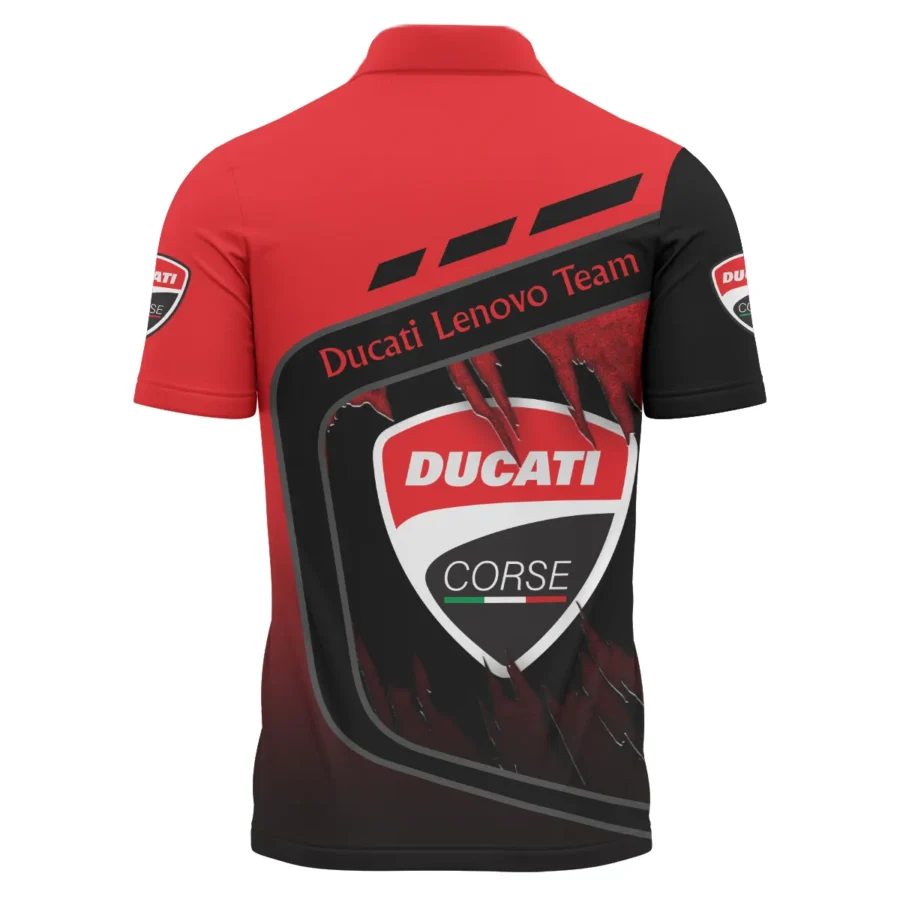 Ducati Lenovo Team Exclusive Logo Polo Shirt QTVAGP060625A8DUC-PL - Image 3