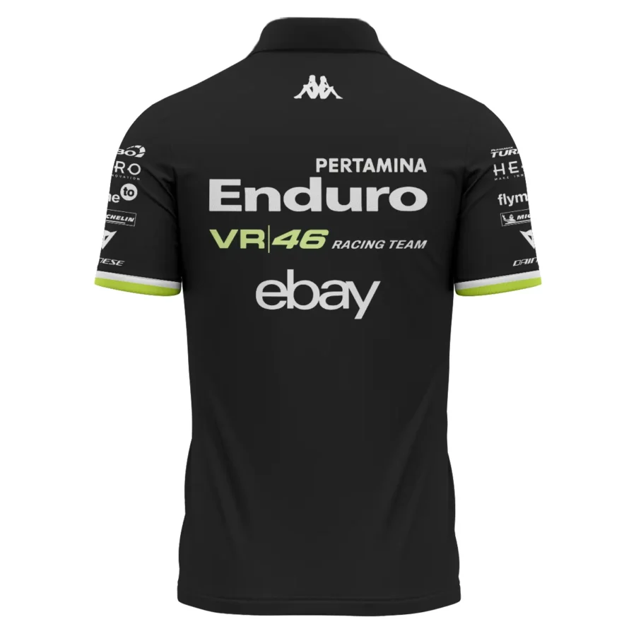 VR46 Racing Team Exclusive Logo Polo Shirt QTVAGP120625A15VR46-PL - Image 3
