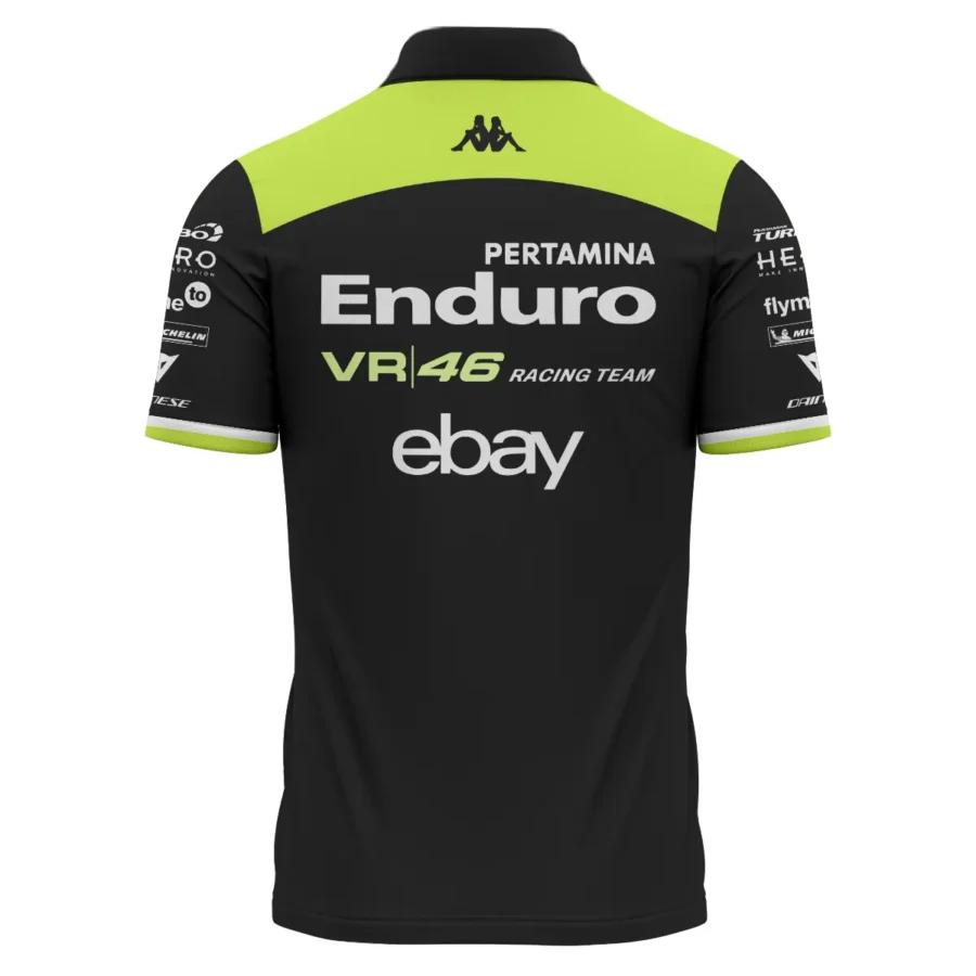VR46 Racing Team Exclusive Logo Polo Shirt QTVAGP120625A16VR46-PL - Image 3