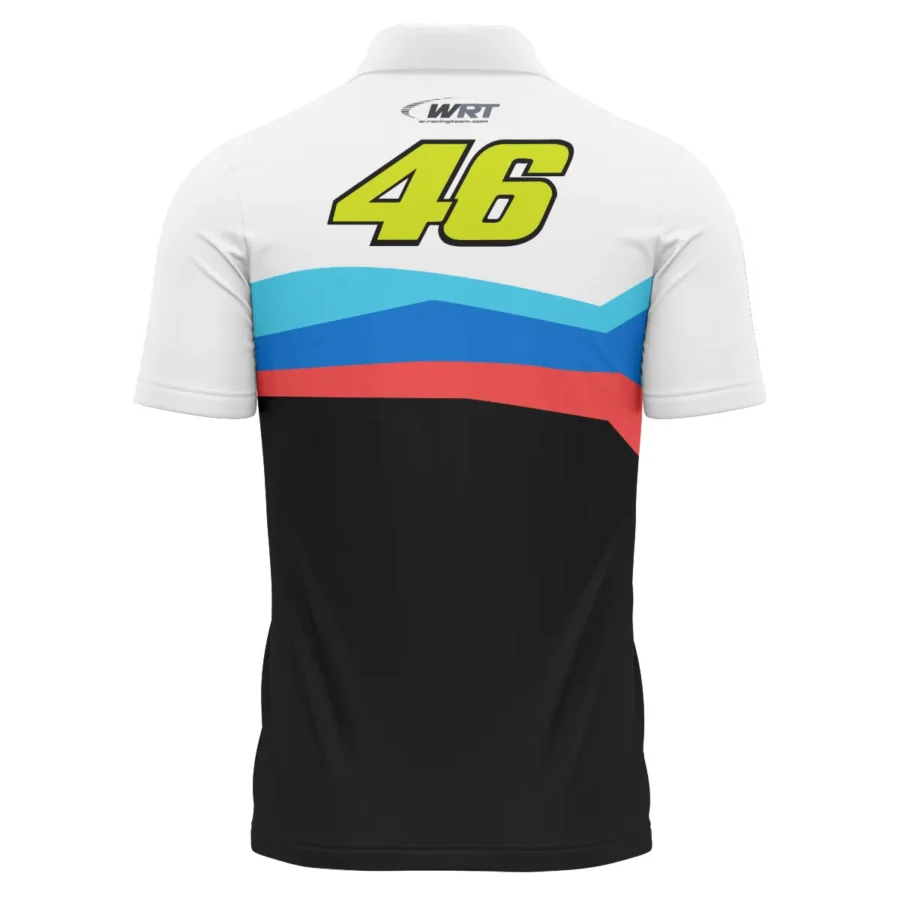 VR46 Racing Team Exclusive Logo Polo Shirt QTVAGP130625A23VR46-PL - Image 3