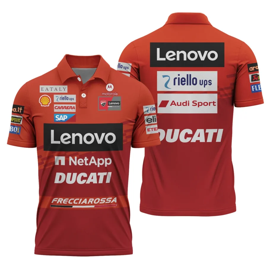 Ducati Lenovo Team Exclusive Logo Polo Shirt QTVAGP060625A2DUC-PL