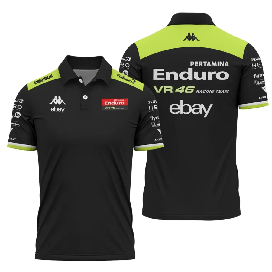 VR46 Racing Team Exclusive Logo Polo Shirt QTVAGP120625A16VR46-PL