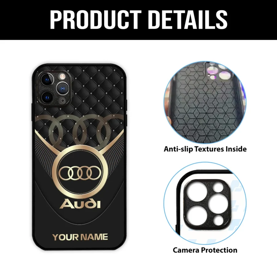 Audi Phone Case – Dustproof, Scratch & Shock Resistant – QTCAR260625A1AUD - Image 5