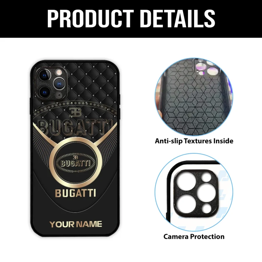 Bugatti Phone Case – Dustproof, Scratch & Shock Resistant – QTCAR260625A1BUG - Image 5