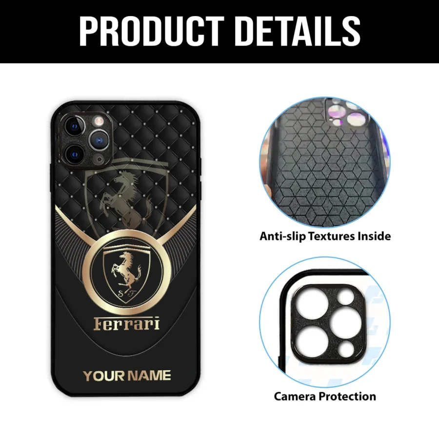 Ferrari Phone Case – Dustproof, Scratch & Shock Resistant – QTCAR260625A1FER - Image 5
