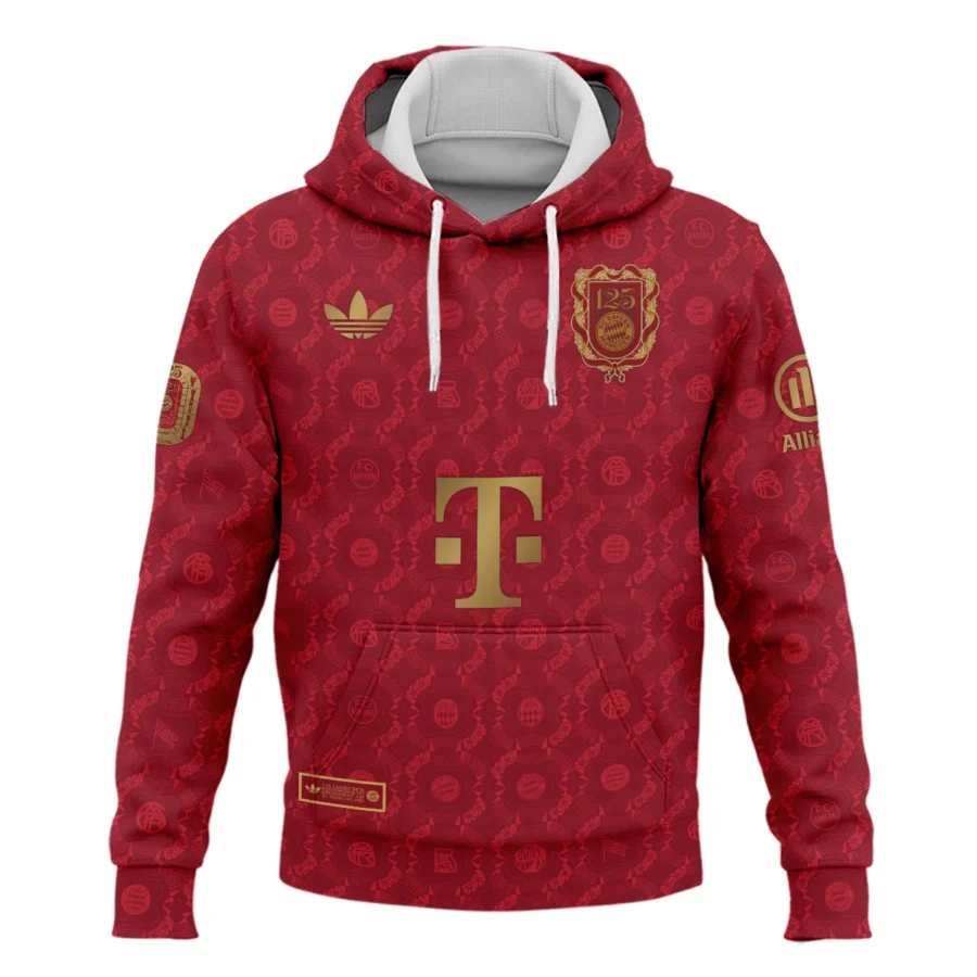 125 Anniversary FC Bayern München Exclusive Logo Hoodie QTFCB060525A1-HD - Image 2