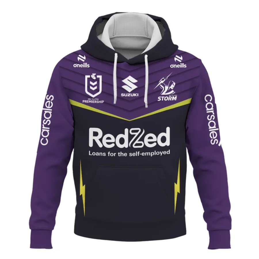 Melbourne Storm NRL Exclusive Logo Hoodie QTVA050625NRL01MEL-HD - Image 2