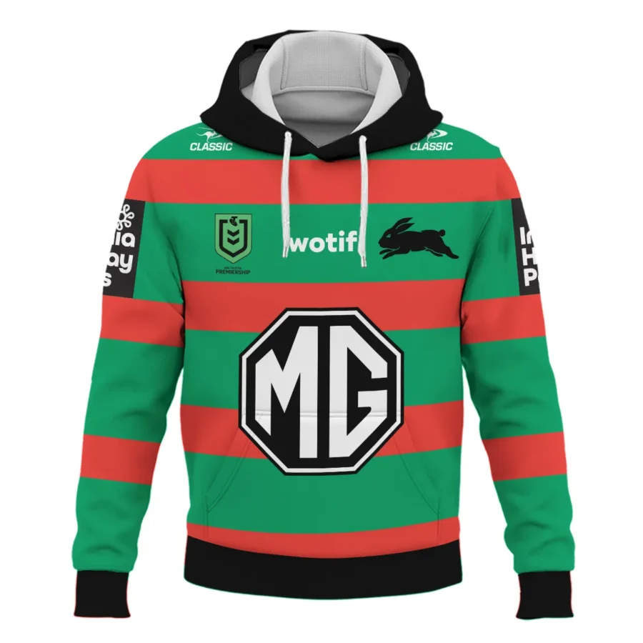 South Sydney Rabbitohs NRL Exclusive Logo Hoodie QTVA050625NRL01SOU-HD - Image 2