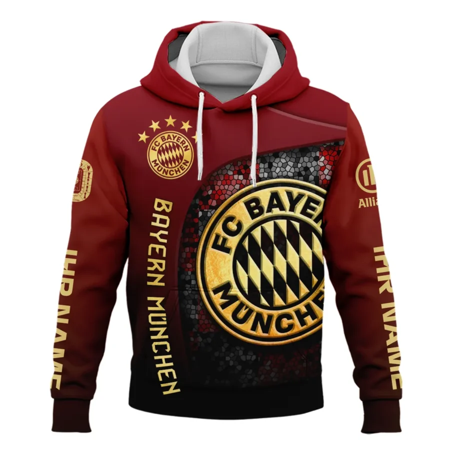 125 Anniversary FC Bayern München Exclusive Logo Hoodie QTVA0705FCB02-HD - Image 2
