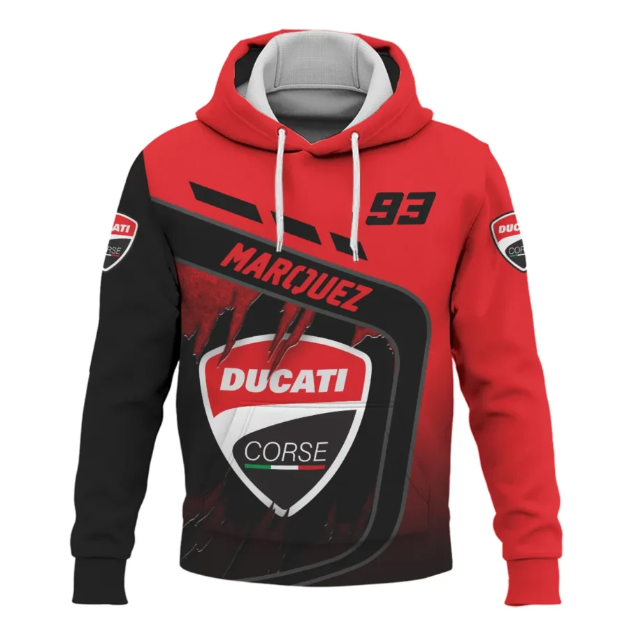 Marc Márquez Ducati Lenovo Team Exclusive Logo Hoodie QTVAGP060625A6DUC-HD - Image 2
