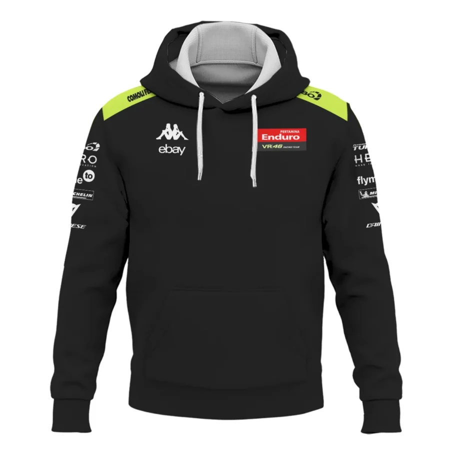 VR46 Racing Team Exclusive Logo Hoodie QTVAGP120625A16VR46-HD - Image 2