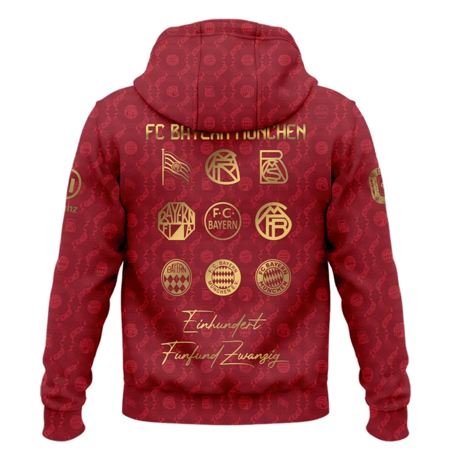 125 Anniversary FC Bayern München Exclusive Logo Hoodie QTFCB060525A1-HD - Image 3