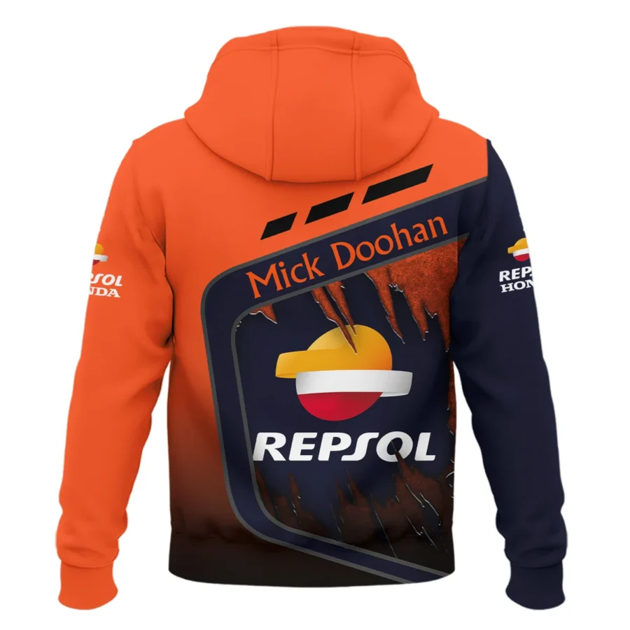 Mick Doohan Repsol Honda Exclusive Logo Zipper Hoodie QTMT090625A4-ZHD - Image 3