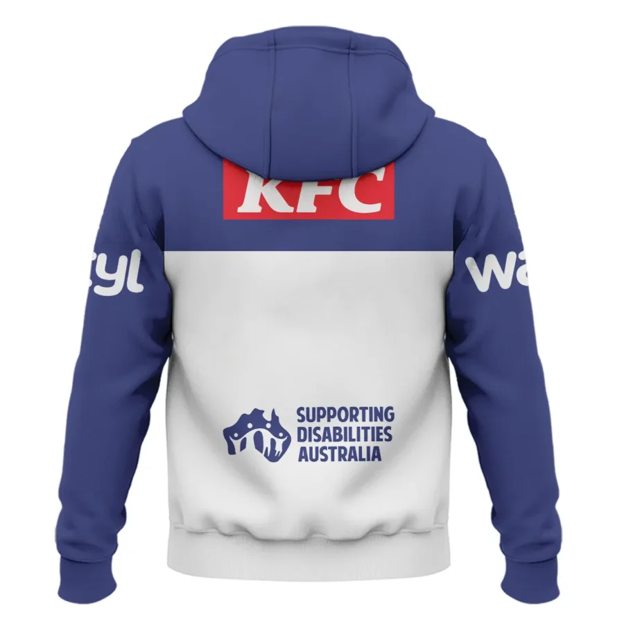 Canterbury-Bankstown Bulldogs NRL Exclusive Logo Zipper Hoodie QTVA050625NRL01CBY-ZHD - Image 3