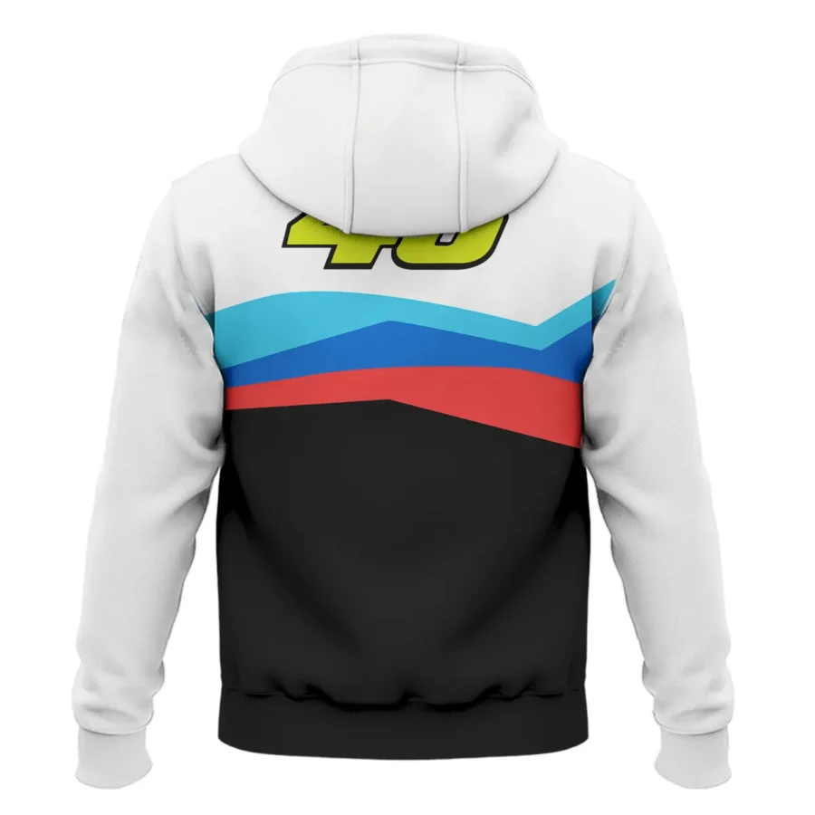 VR46 Racing Team Exclusive Logo Zipper Hoodie QTVAGP120625A18VR46-ZHD - Image 3