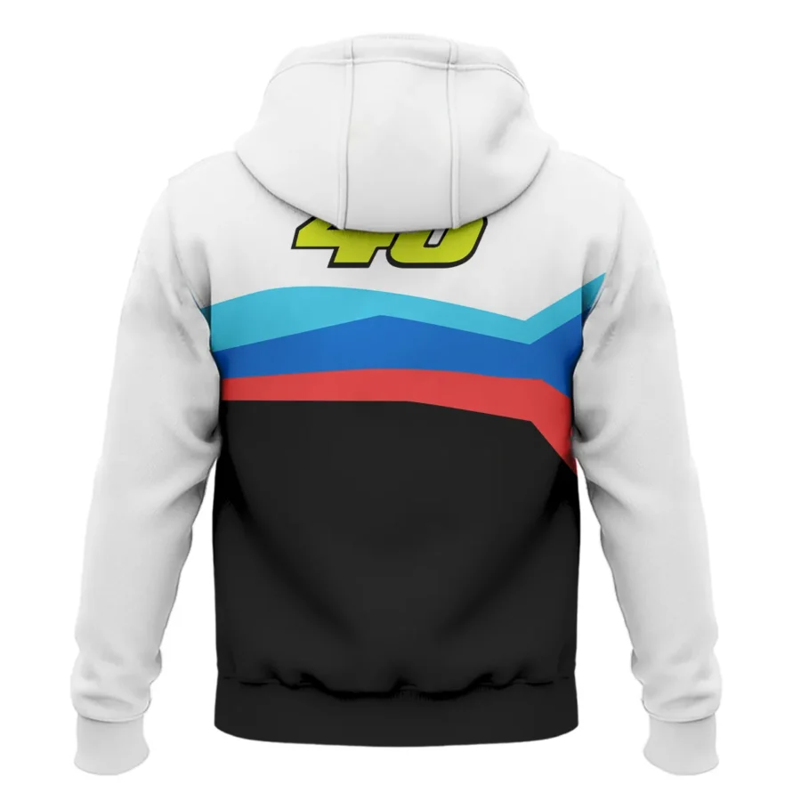 VR46 Racing Team Exclusive Logo Zipper Hoodie QTVAGP130625A23VR46-ZHD - Image 3