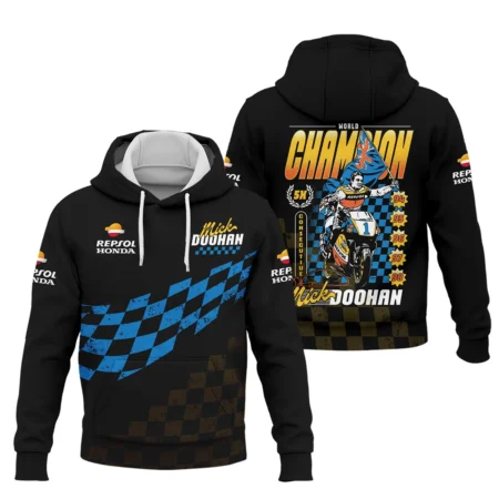 Mick Doohan Repsol Honda Exclusive Logo Hoodie QTMT090625A3-HD