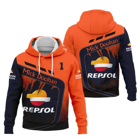 Mick Doohan Repsol Honda Exclusive Logo Hoodie QTMT090625A4-HD