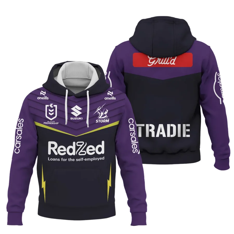 Melbourne Storm NRL Exclusive Logo Hoodie QTVA050625NRL01MEL-HD