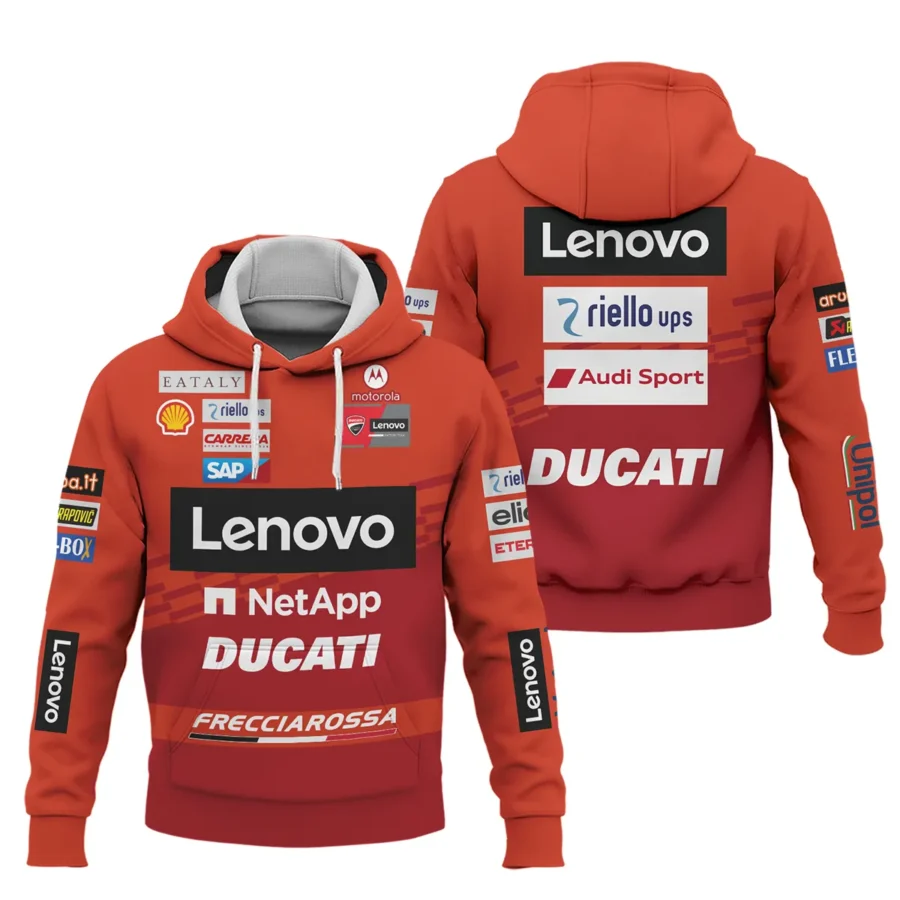 Ducati Lenovo Team Exclusive Logo Hoodie QTVAGP060625A2DUC-HD