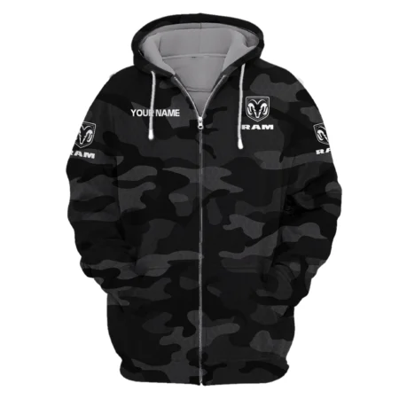 RAM Trucks Exclusive Logo Zipper Hoodie Ute QTUT110625A1RAM-ZHD