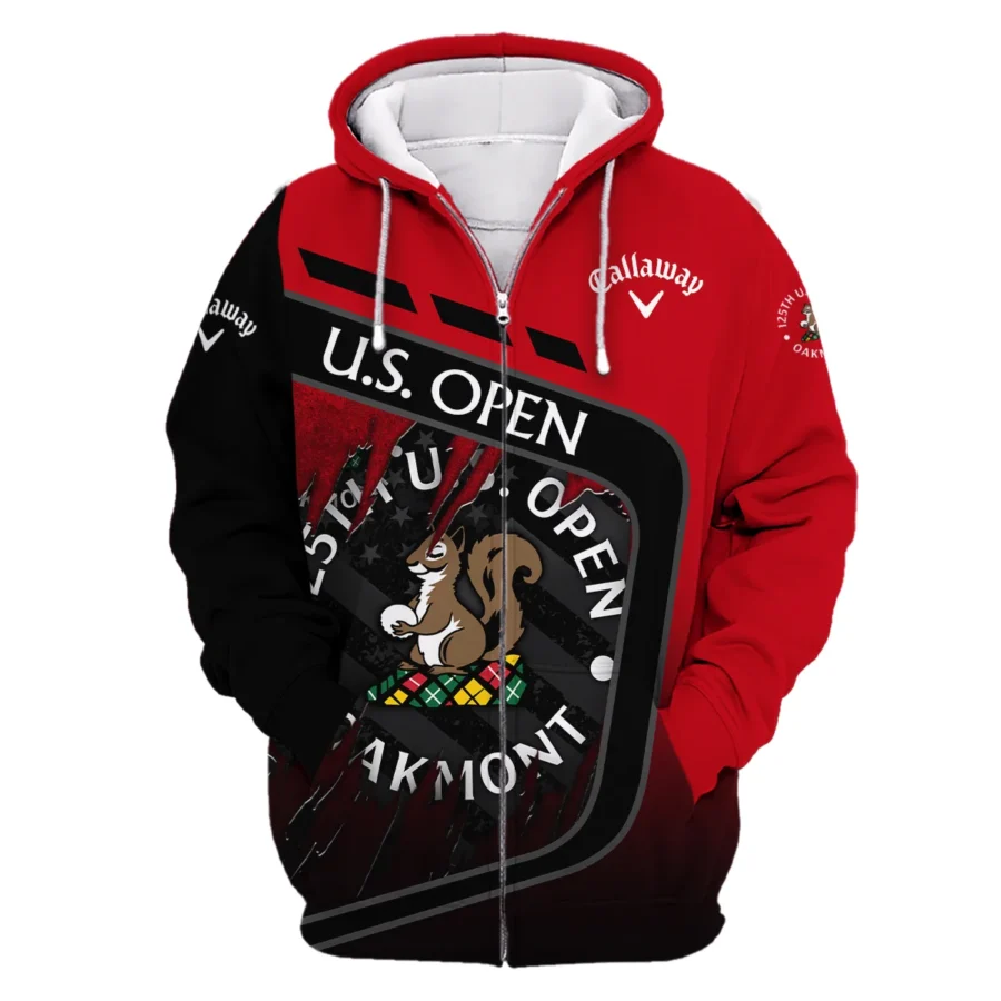 Callaway 125th U.S. Open Exclusive Logo Zipper Hoodie QTUSG110625A7CLW-ZHD - Image 2
