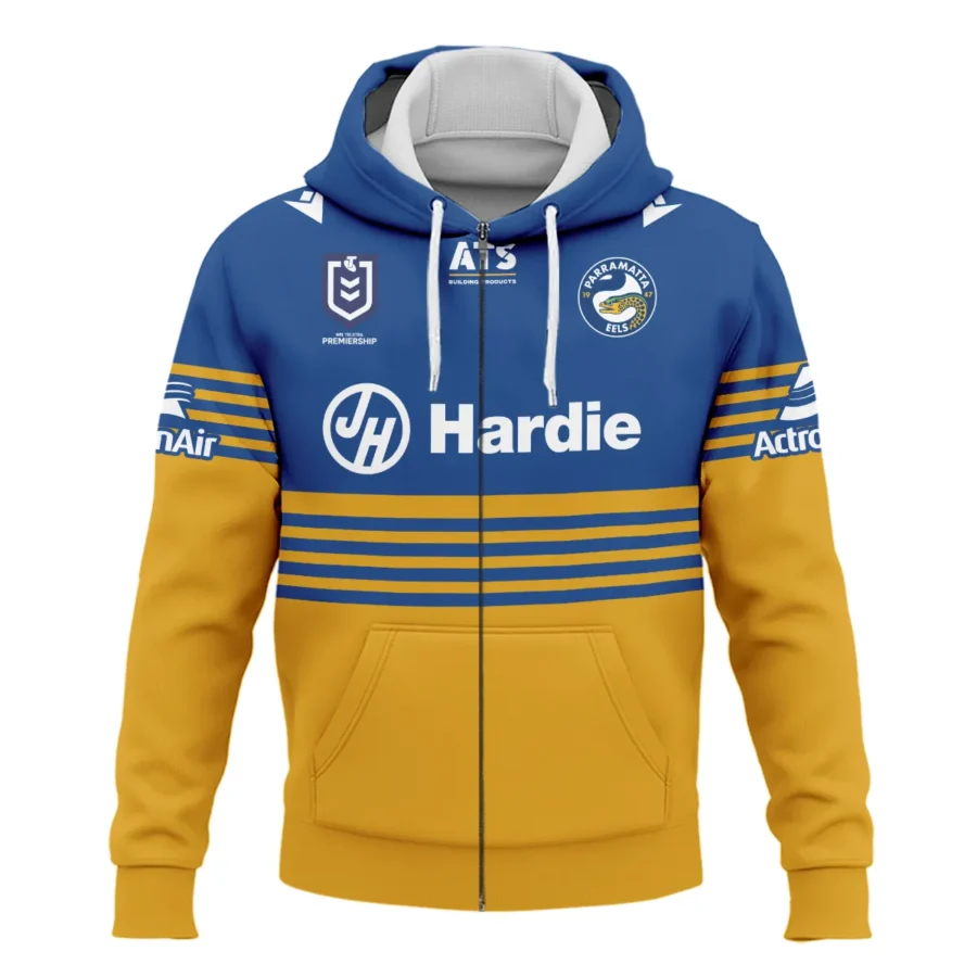 Parramatta Eels NRL Exclusive Logo Zipper Hoodie QTVA050625NRL01PAR-ZHD - Image 2