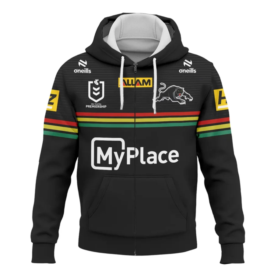 Penrith Panthers NRL Exclusive Logo Zipper Hoodie QTVA050625NRL01PEN-ZHD - Image 2
