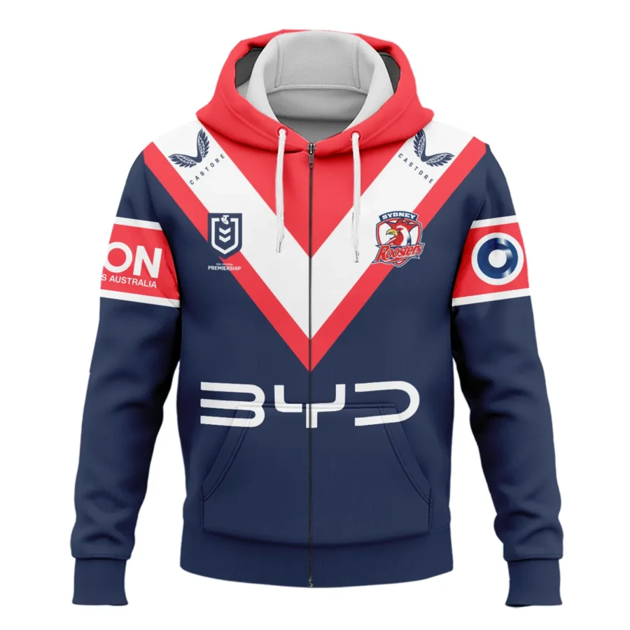 Sydney Roosters NRL Exclusive Logo Zipper Hoodie QTVA050625NRL01SYD-ZHD - Image 2