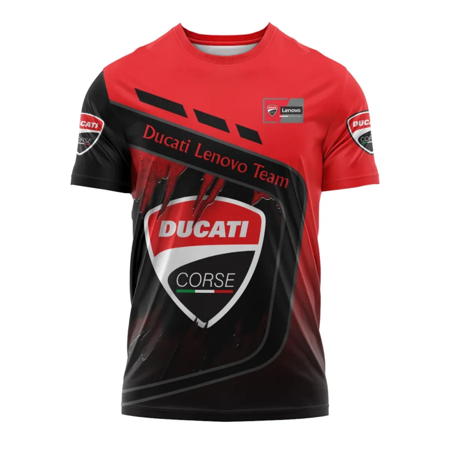 Ducati Lenovo Team Exclusive Logo T-shirt QTVAGP060625A8DUC-TS - Image 2