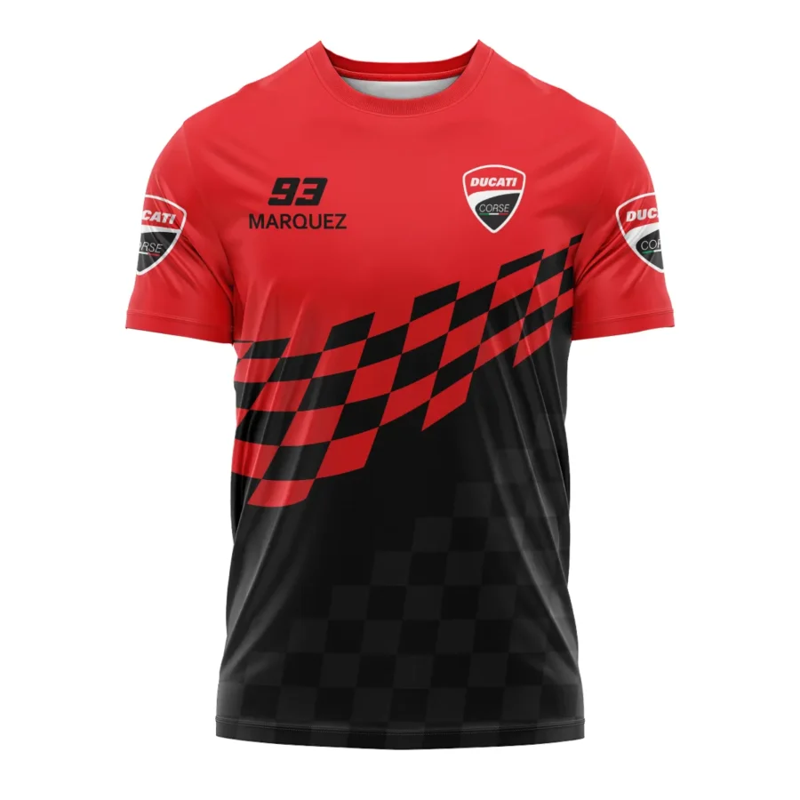 Marc Márquez Ducati Lenovo Team Exclusive Logo T-shirt QTVAGP100625A10DUC-TS - Image 2