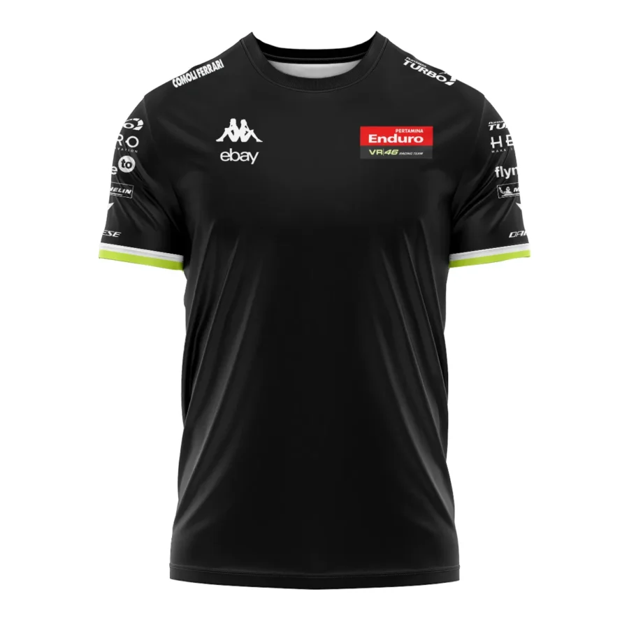 VR46 Racing Team Exclusive Logo T-shirt QTVAGP120625A15VR46-TS - Image 2