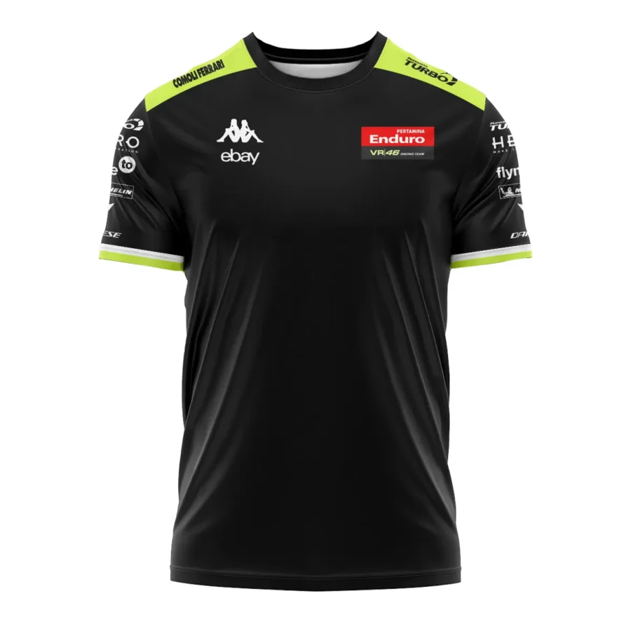 VR46 Racing Team Exclusive Logo T-shirt QTVAGP120625A16VR46-TS - Image 2