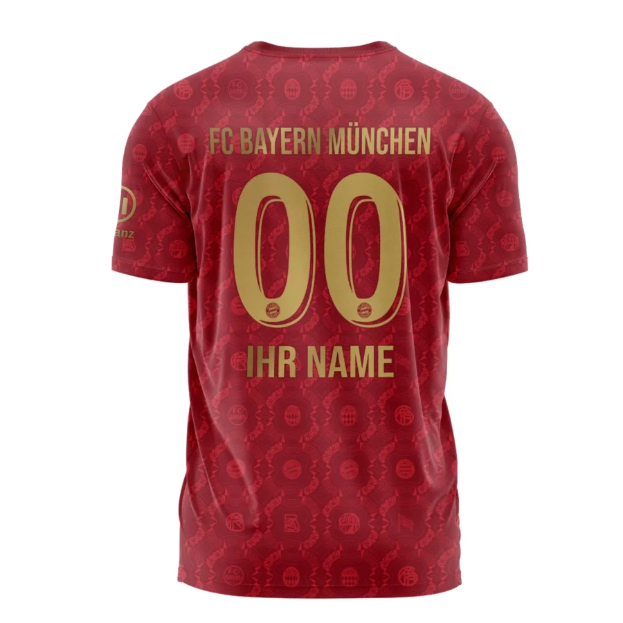 125 Anniversary FC Bayern München Exclusive Logo T-shirt QTFCB030525A1-TS - Image 3