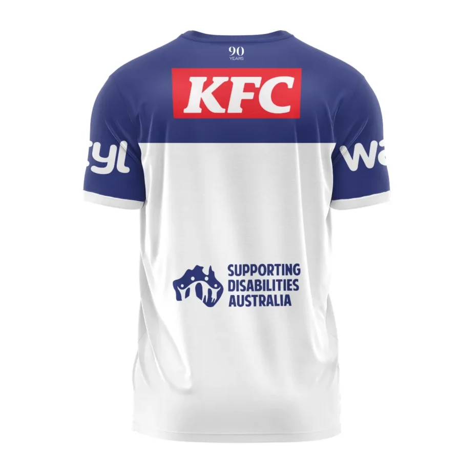 Canterbury-Bankstown Bulldogs NRL Exclusive Logo T-shirt QTVA050625NRL01CBY-TS - Image 3