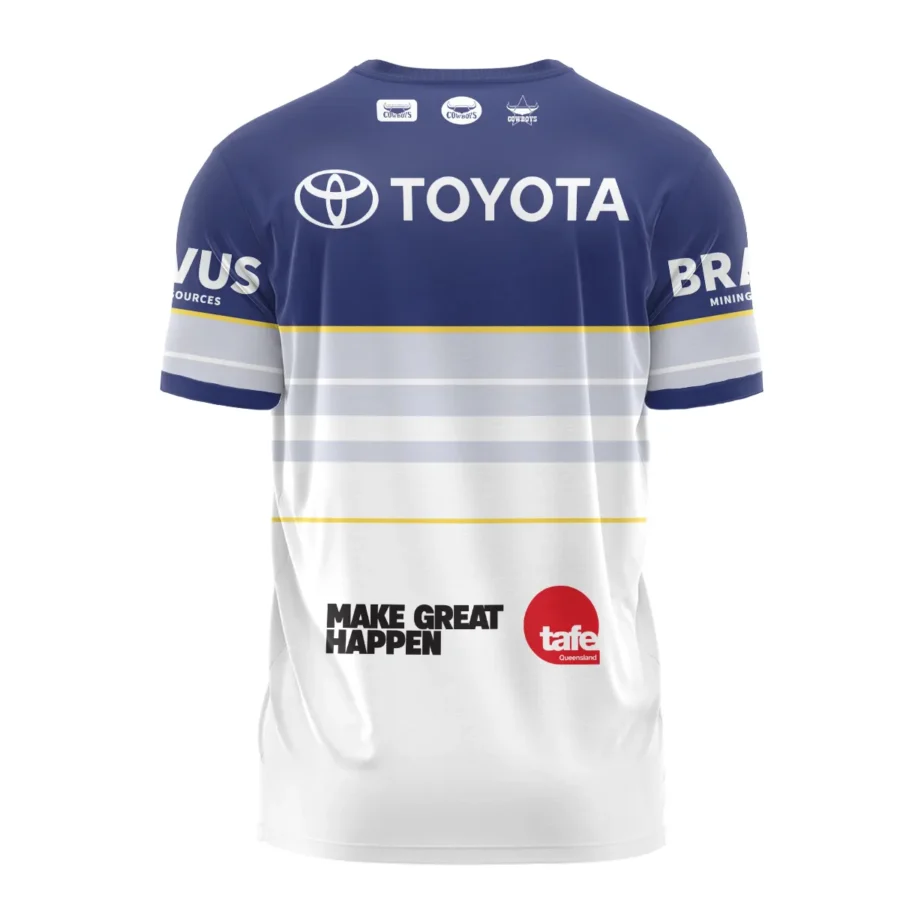 North Queensland Cowboys NRL Exclusive Logo T-shirt QTVA050625NRL01NQL-TS - Image 3